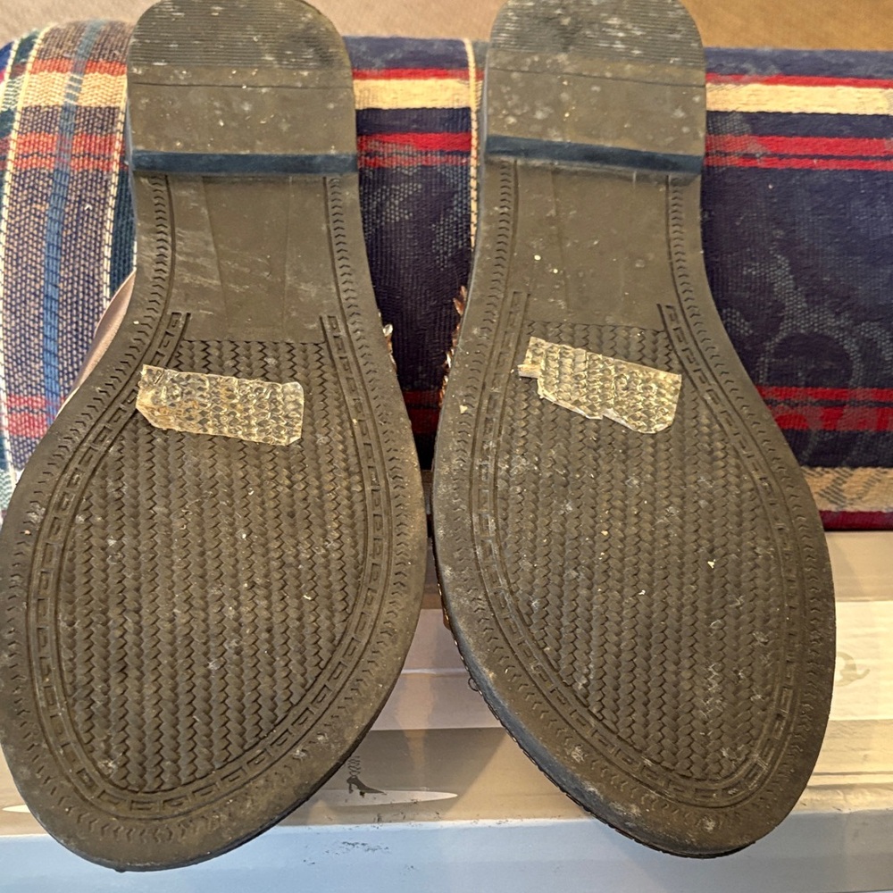 Weesoo Women's Gold and Silver Embellished Sandals - Picture 3 of 3